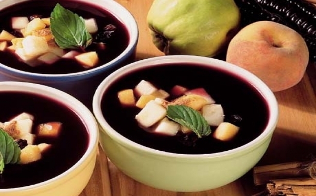 Mazamorra morada de la abuela